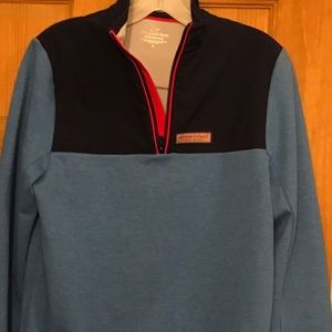 Vineyard Vines Boys Performance Zip Shirt